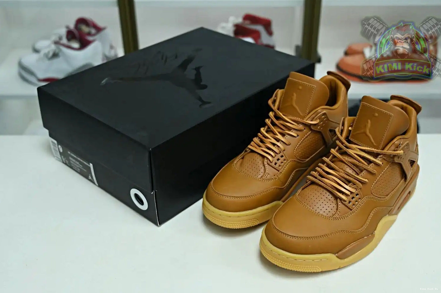 Air retro wheat Jordan Jordan Kimikick ginger 4 0706